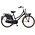 Popal omafiets 24 inch Transit black with gears