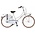 Popal omafiets 24 inch white Transit with gears