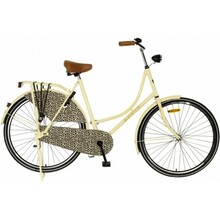 Popal omafiets 28 inch Leopard cream