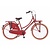 Popal omafiets 26 inch Transit rood met versnellingen