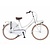 Popal omafiets 26 inch Transit wit met versnellingen
