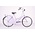 Altec omafiets 24 inches Basic lilla