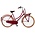 Popal omafiets 28 inch Urban rood met versnellingen