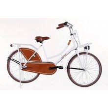 Altec omafiets 24 tommer hvid med gear Billede