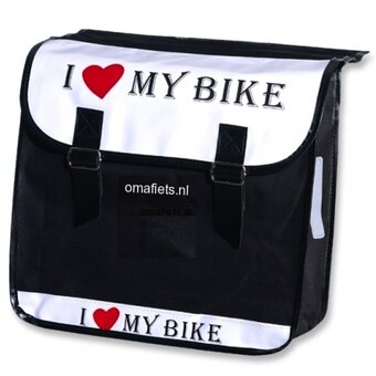 omafiets.nl dubbele fietstas - ILoveMyBike