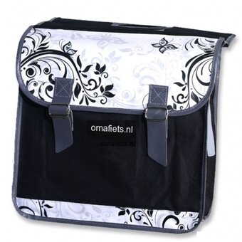 doble bolsa omafiets.nl - gris barroco