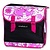 omafiets.nl double bag - black with pink hearts - Copy - Copy