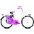 Highlander omafiets 24 inch white with pink reciter