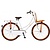 Popal omafiets 28 inch Carry orange white