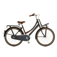 Cortina omafiets 28 pulgadas jeans azul oscuro con engranajes