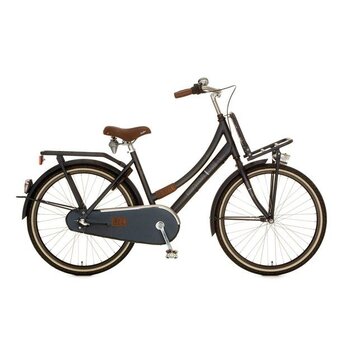 Cortina omafiets 28 inch Jeans donkerblauw met versnellingen