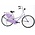 Altec omafiets 28 inch Basic purple