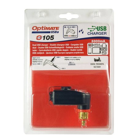 Tecmate Optimate USB oplader O105 2 x USB