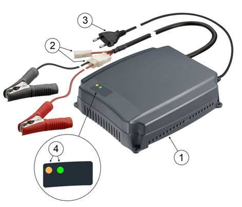 Acculader 12V 10A