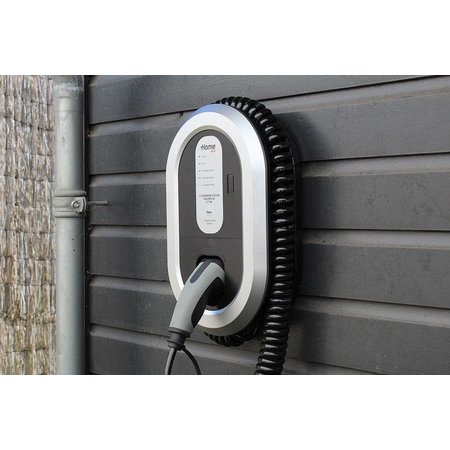 Ratio EV Home Box Laadstation type 2, 16A met 4 meter coiled laadkabel