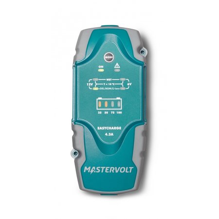 Mastervolt Easycharge Portable 4.3A acculader 6V/12V