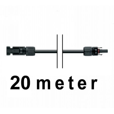 TopSolar kabel 6mm² 20m MC4 male/female