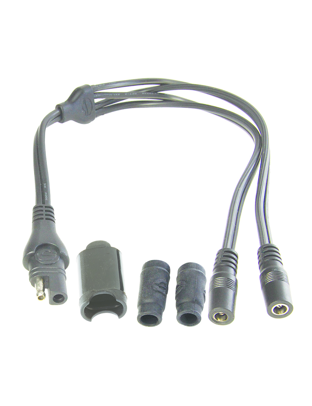 Optimate Y-splitter kabel SAE naar 2 DC-contacten