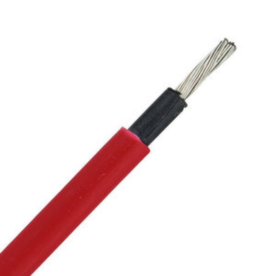kabel rood 4mm² per meter