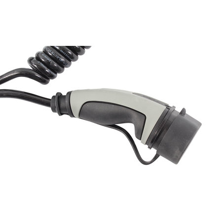 Ratio Laadkabel type 2 naar type 2 - coiled - 3 fase 16A - 4 meter