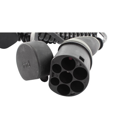 Ratio Laadkabel type 2 naar type 2 - coiled - 3 fase 16A - 4 meter