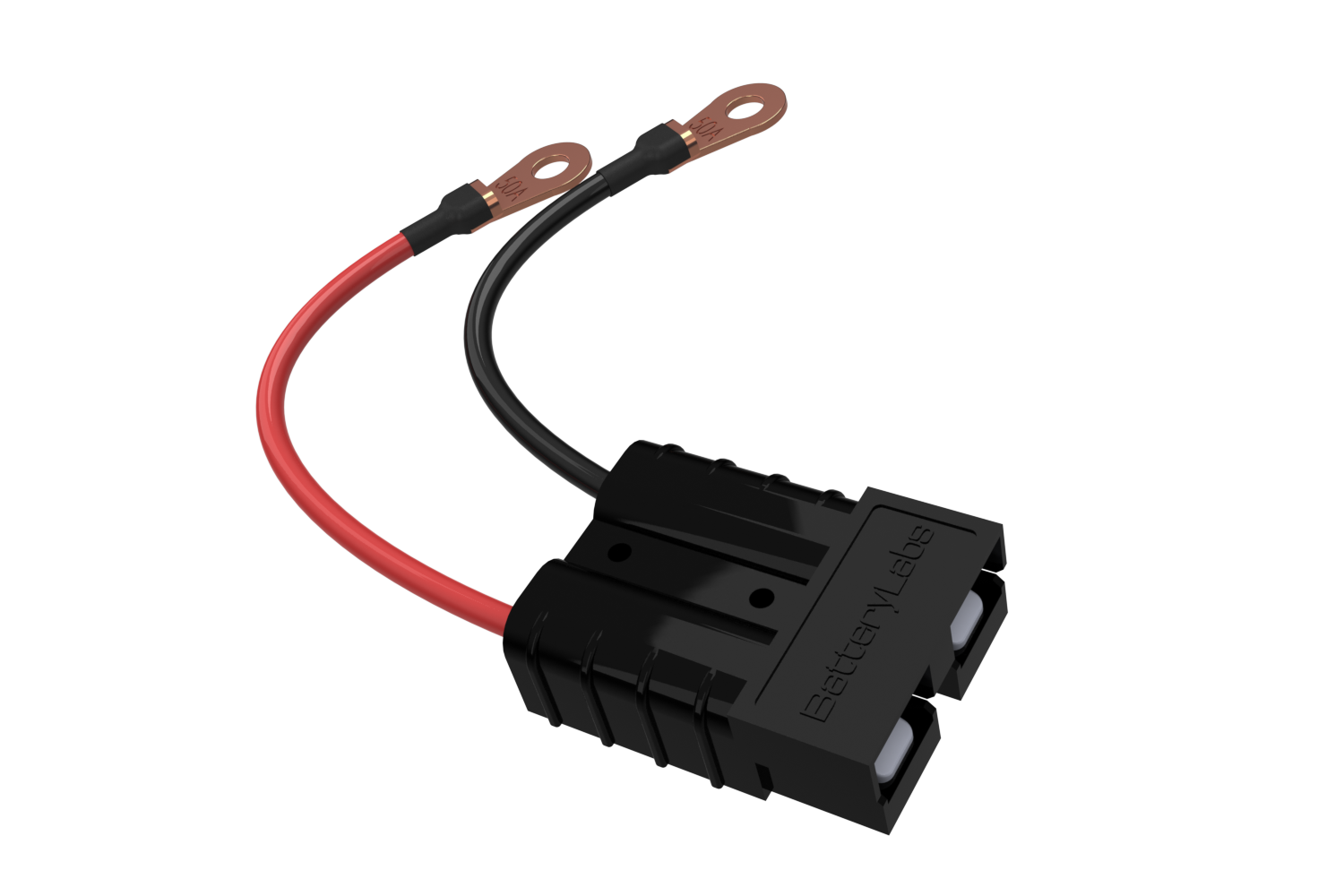 Anderson SB50 connector met kabel zwart Acculaders.nl