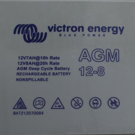 Victron AGM 12V/8Ah Deep Cycle Accu/ Batterij