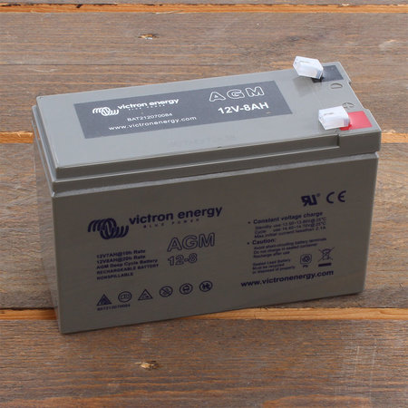 Victron AGM 12V/8Ah Deep Cycle Accu/ Batterij