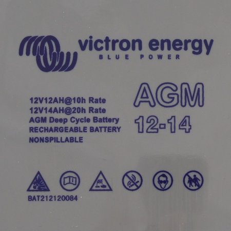Victron AGM 12V/14Ah Deep Cycle Accu/ Batterij