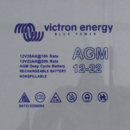 Victron AGM 12V/22Ah Deep Cycle Accu/ Batterij