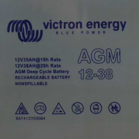 Victron AGM 12V/38Ah Deep Cycle Accu/ Batterij