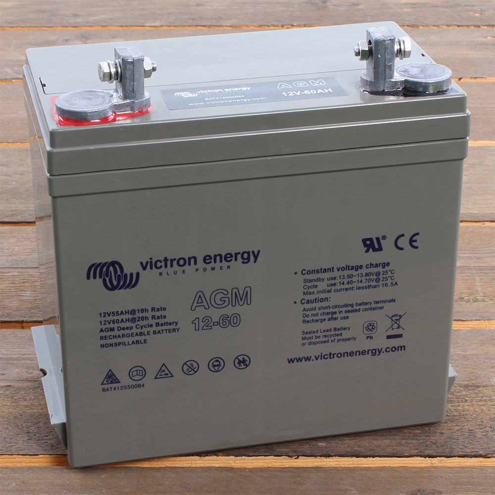 ethisch ramp luister Victron AGM 12V/60Ah Deep Cycle Accu/ Batterij - Acculaders.nl