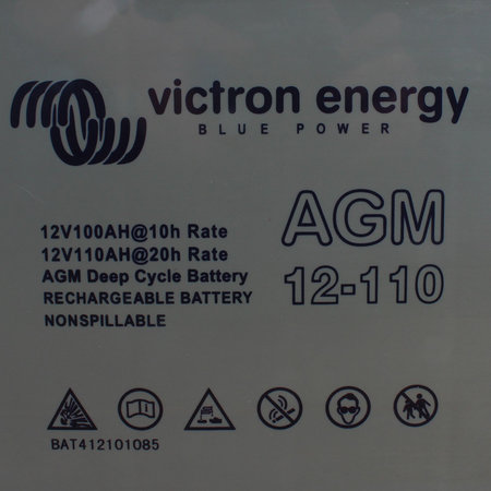 Victron AGM 12V/110Ah Deep Cycle Accu/ Batterij - M8 insert