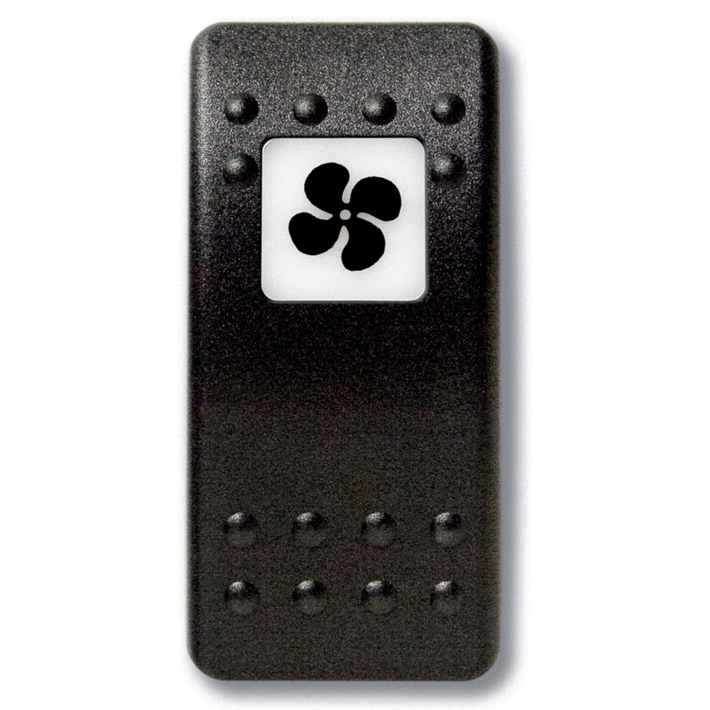 Bedieningsknop Ventilator met oplichtend symbool