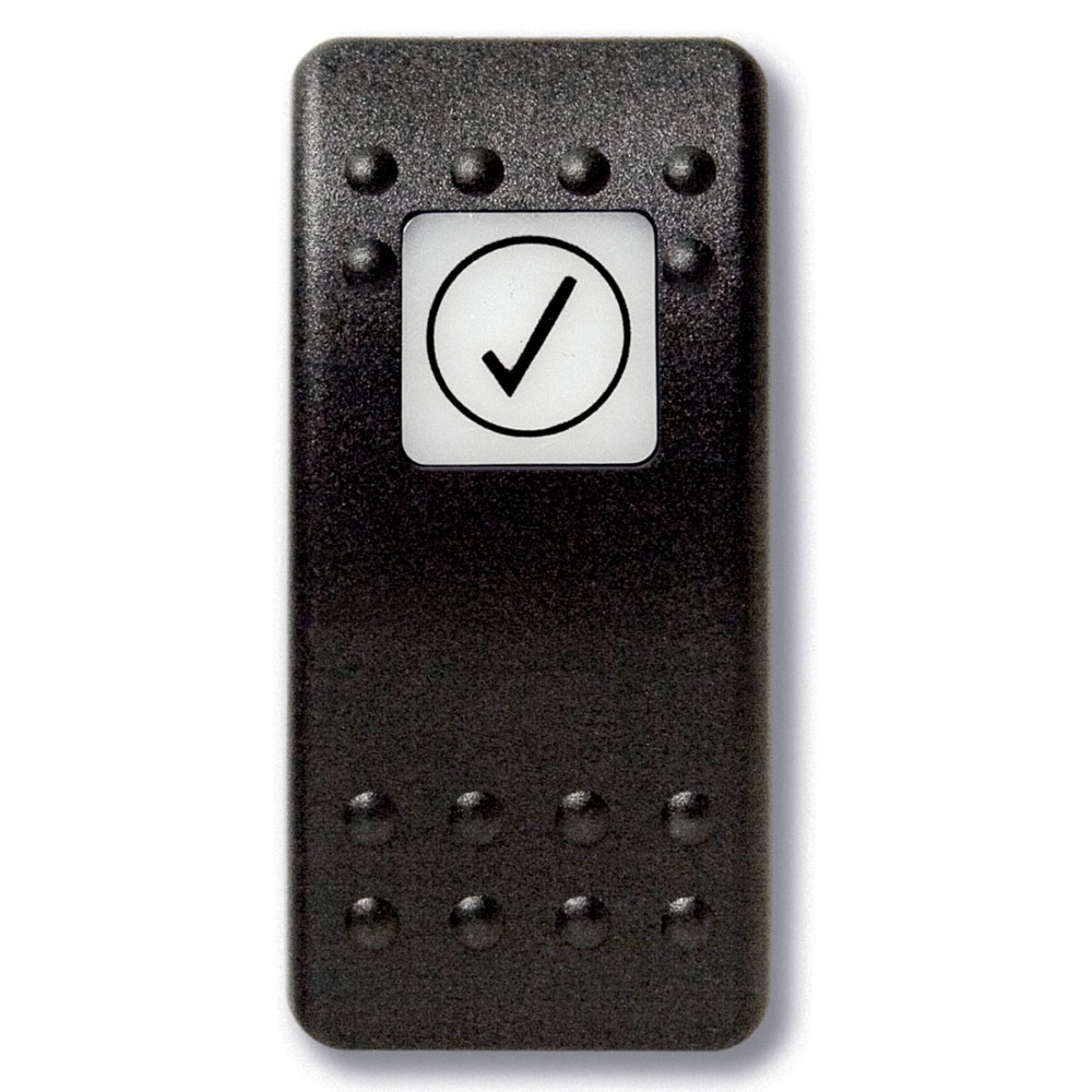 Bedieningsknop Check met oplichtend symbool