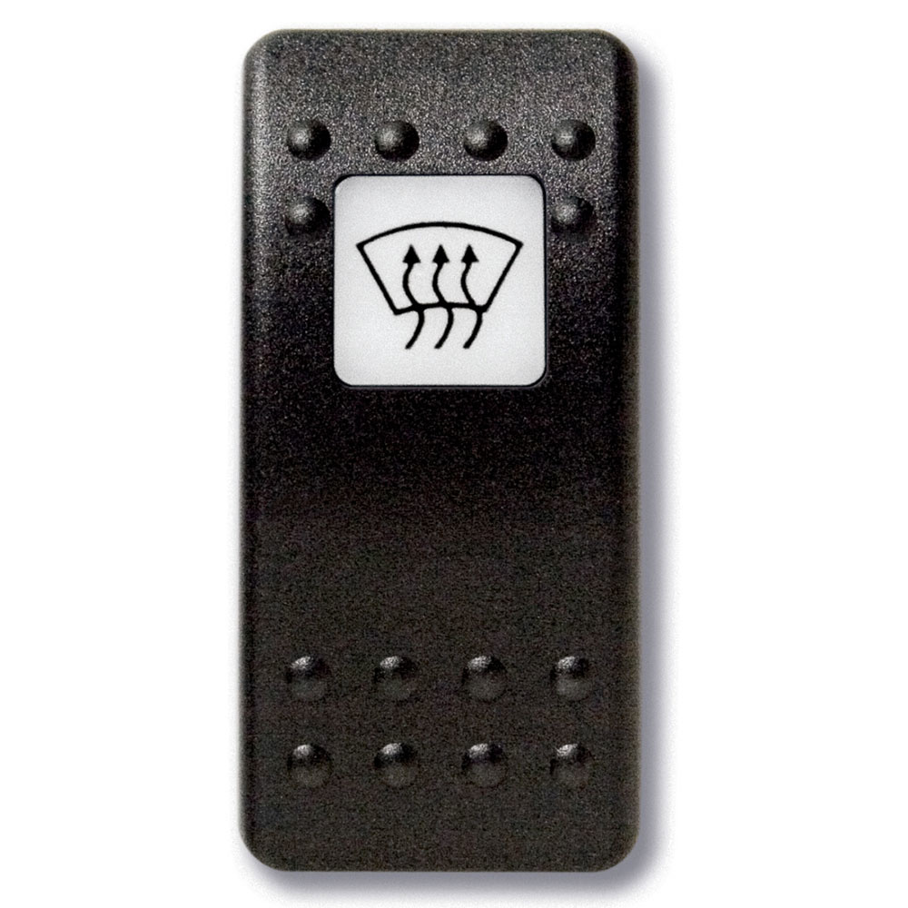 Bedieningsknop Voorruitverwarming met oplichtend symbool