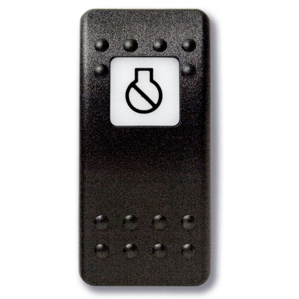 Bedieningsknop Motor stop met oplichtend symbool