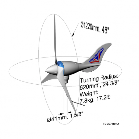 Rutland 1200 Windturbine/ Windgenerator 24V