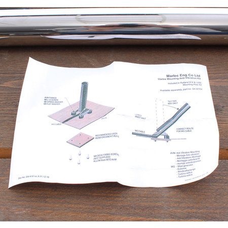 Rutland Marine Pole Mounting/ Montage Kit voor Rutland 914i - Type WG913/914