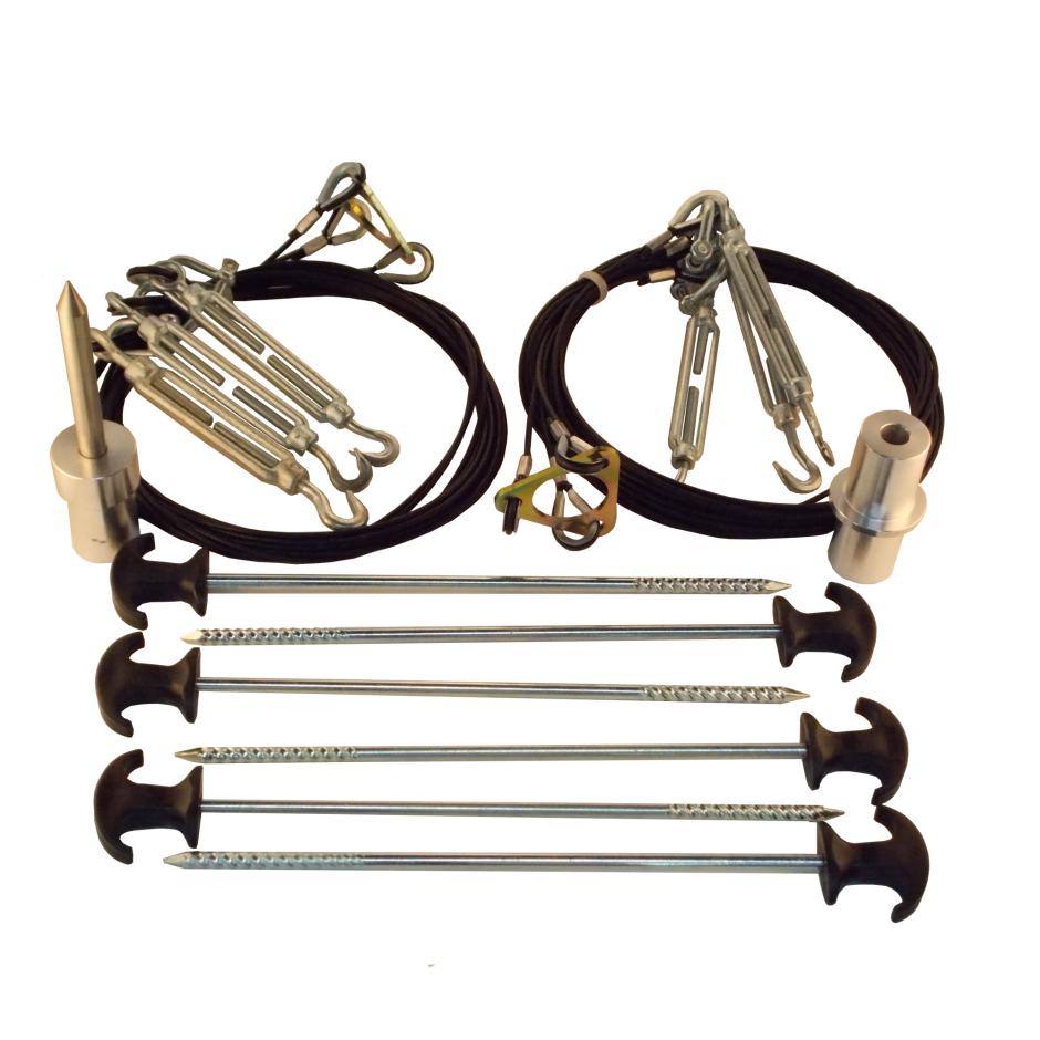 Kabelset voor tijdelijke paalmontage voor Rutland 504