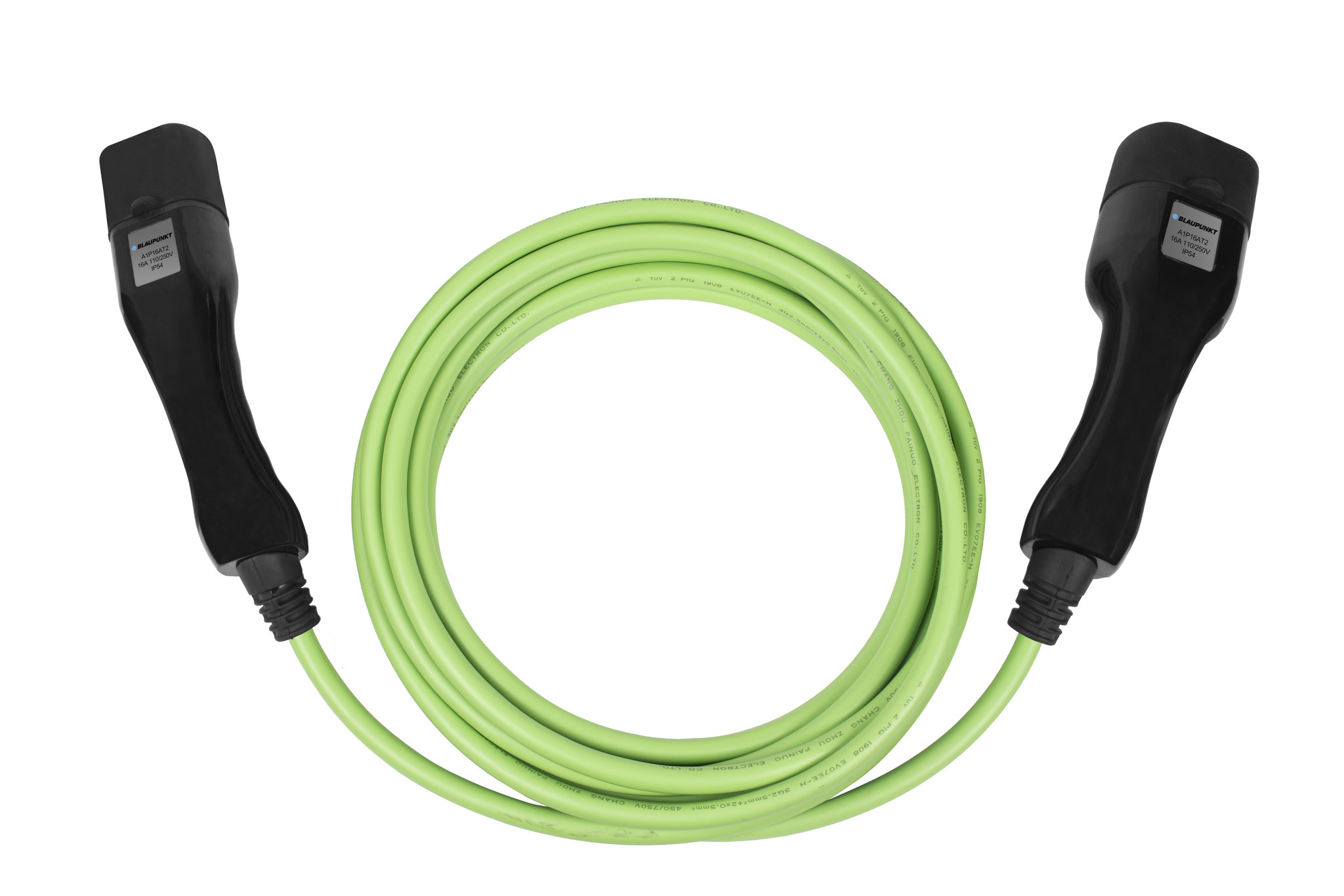 Laadkabel type 2 - 1 fase 16A - 2 meter