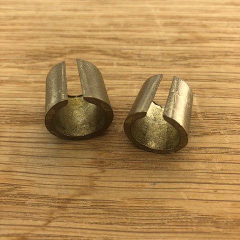 Adapter set kleine accupolen naar DIN formaat