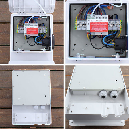 EVHUB Laadstation type 2, 16A, 1 of 3 fase, Outlet