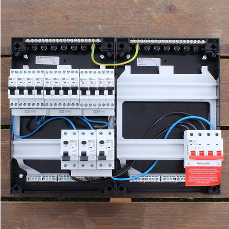 EMAT Groepenkast 12 groepen 440x330mm 3 fase Hoofdschakelaar
