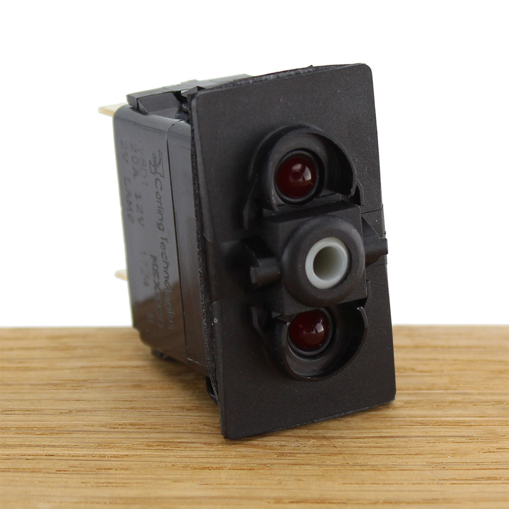 Aangepaste Rocker schakelaar mom (AAN)/UIT/(AAN), rode LED