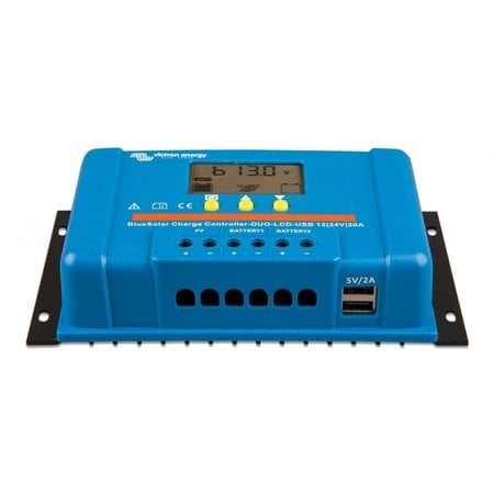 Victron BlueSolar PWM DUO - LCD - USB 12/24V 20A