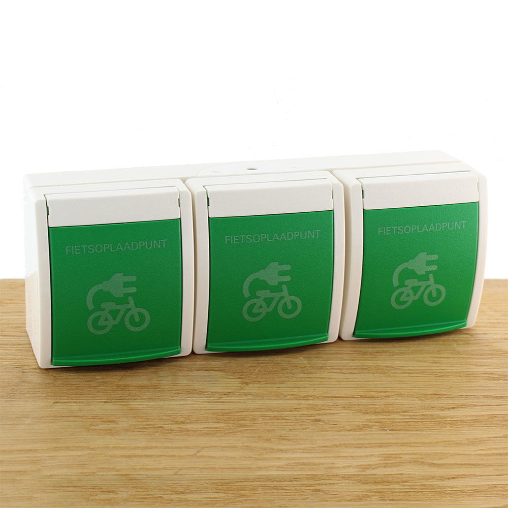 3-voudig Fietsoplaadpunt Geaard