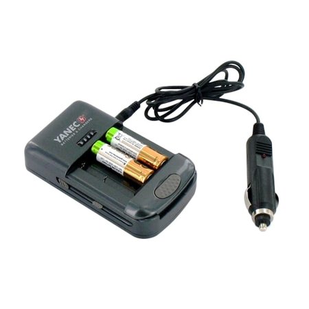 Yanec Universele batterijlader | multifunctionele autolader | 4,2V - 5V - 8,4V