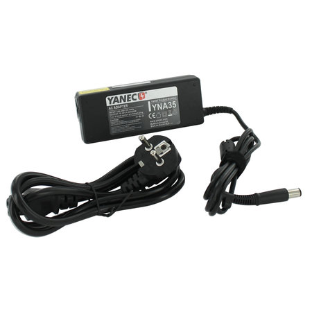 Yanec Laptop oplader AC Adapter 90W voor HP/Compaq | plug 7,4 x 5,0