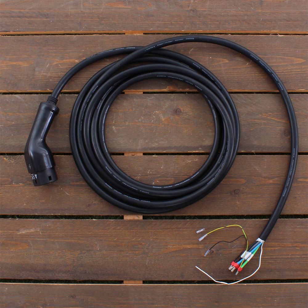 Zappi Laadkabel met open eind voor Zappi V2